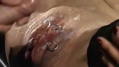 I am Pierced Slave with pumped pussy and piercings