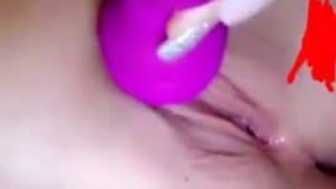 Alana playing with her pussy