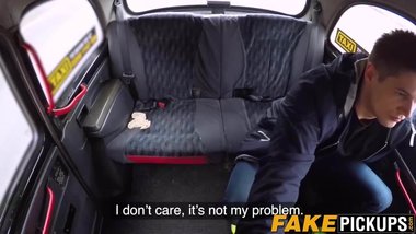 Cute English taxi driver gets her cunt licked and fucked