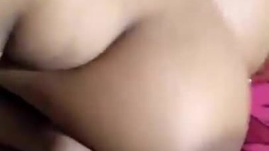 My friends playing with my big boobs