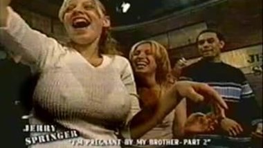 Jerry Springer - Cute girl with big tits & hard nipples