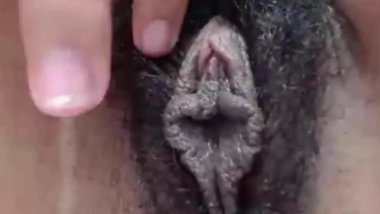An Exotic Hairy Black Lips Pussy