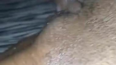 Closeup - Ebony Pussy Penetrrated Rough